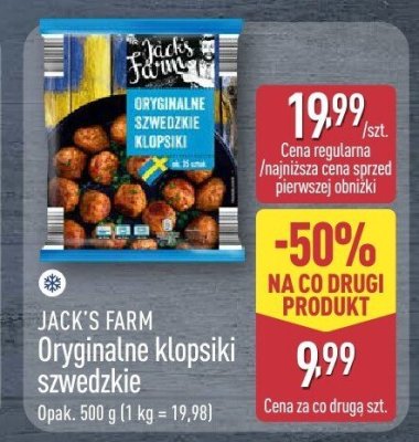 Oryginalne klopsiki szwedzkie promocja w Aldi