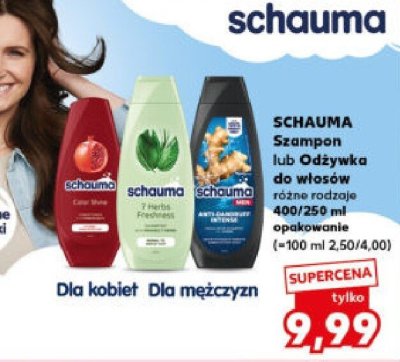 Szampon do włosów różne rodzaje  promocja w Kaufland