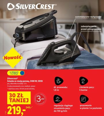 Żelazko ze stacją parową promocja w Lidl