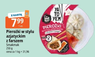 Pierożki w stylu azjatyckim z faszem Smakmak promocja w Leclerc