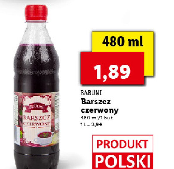 Barszcz czerwony Babuni promocja