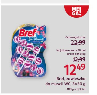 Zawieszka do wc harmony Bref spa moments promocja w Rossmann