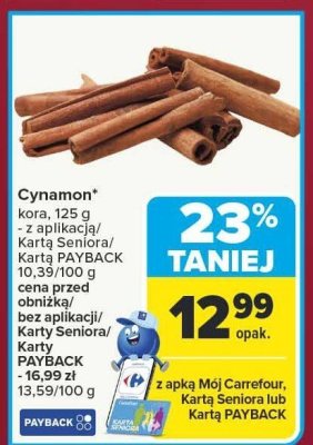 Cynamon kora promocja w Carrefour Market