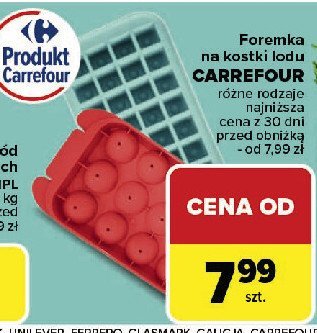 Foremka do kostek lodu Carrefour promocja