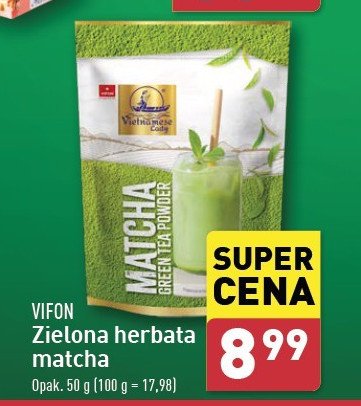 Herbata zielona matcha Vifon promocja