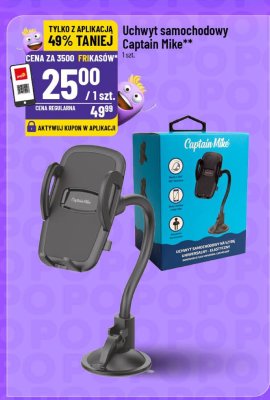 Uchwyt samochodowy Captain Mike promocja w POLOmarket