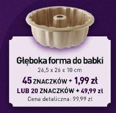 Forma do babki Berghoff promocja w Stokrotka