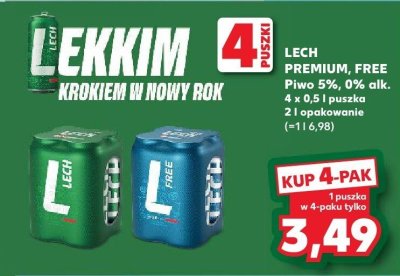 Piwo Premium, Free promocja w Kaufland