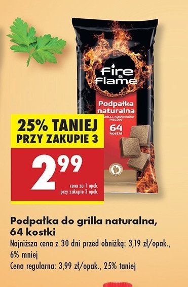 Podpa艂ka naturalna Fire & flame promocja