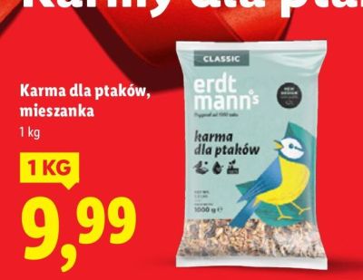 Karma dla ptaków, mieszanka  promocja w Lidl