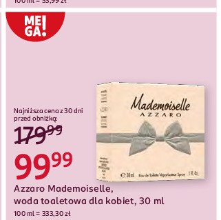 Woda toaletowa AZZARO MADEMOISELLE promocja