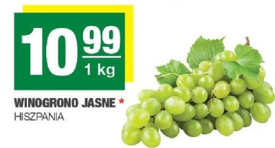 Winogrono jasne Hiszpania promocja w SPAR