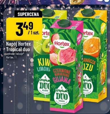 Napój sok Hortex Tropical duo wybrane rodzaje 1l promocja w POLOmarket