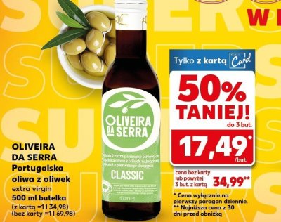 Portugalska oliwa z oliwek extra virgin promocja w Kaufland