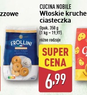 Ciastka frollini Cucina nobile promocja w Aldi