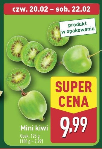 Mini kiwi promocja w Aldi