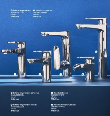 Bateria bidetowa GoodHome Cavally chrom 3663602301240 promocja w Castorama