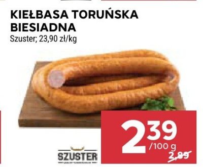Kiełbasa toruńska biesiadna Szuster promocja w Stokrotka