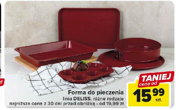 Forma do pieczenia okr膮g艂a deliss promocja