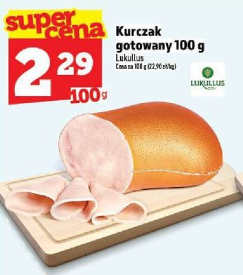 Kurczak gotowany Lukullus promocja w TOPAZ
