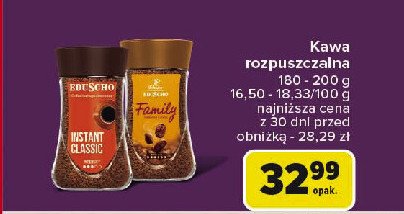 Kawa Eduscho cafe instant classic promocja w Carrefour