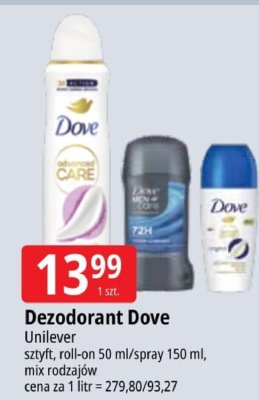 Dezodorant Dove Unilever promocja w Leclerc