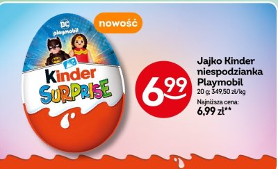 Jajko Kinder niespodzianka Playmobil promocja w Żabka