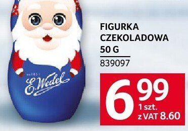 Czekolada Figurka czekoladowa E.Wedel promocja w Selgros