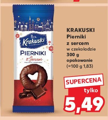 Pierniki z sercem Krakuski Krakuski bahlsen promocja w Kaufland