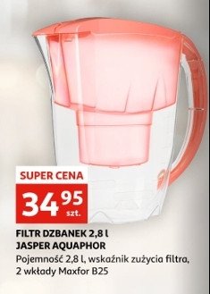 Dzbanek jasper 2.8 l + 2 wkłady b25 maxfor Aquaphor promocja