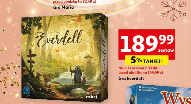 Gra everdell Rebel gry promocja w Auchan