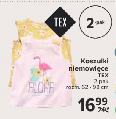 Koszulka niemowlęca 62-98 cm Tex promocja