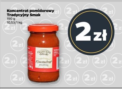 Koncentrat pomidorowy  promocja w Netto