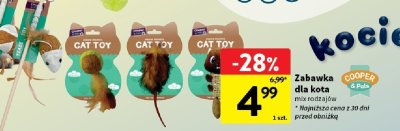 Zabawka dla kota COOPER & Pals mix rodzajów promocja w Intermarche