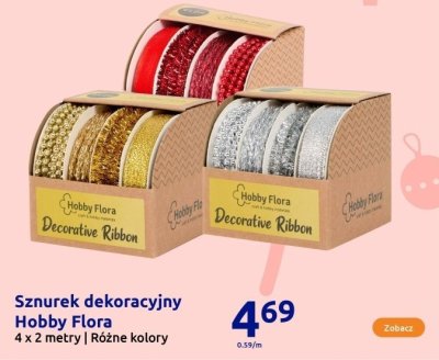 Sznurek dekoracyjny Hobby Flora, różne kolory promocja w Action