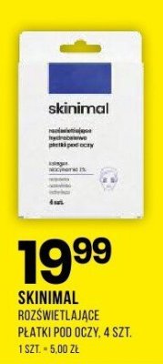 ROZŚWIETLAJĄCE PŁATKI SKINIMAL POD OCZY 4 SZT promocja w Drogerie Natura