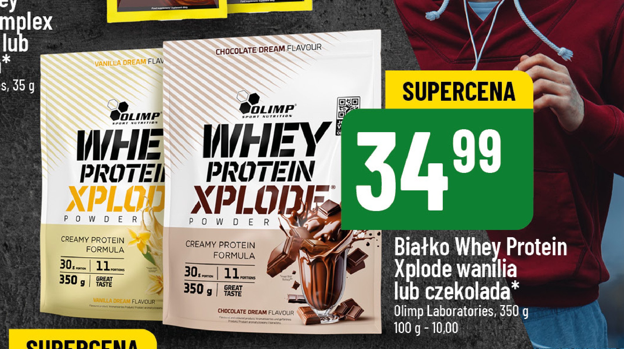 Białko czekolada Olimp protein xplode promocja w POLOmarket