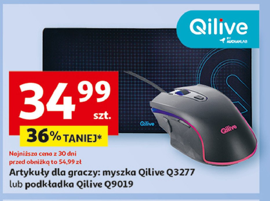 Podkładka gamingowa q.9019 Qilive promocja w Auchan