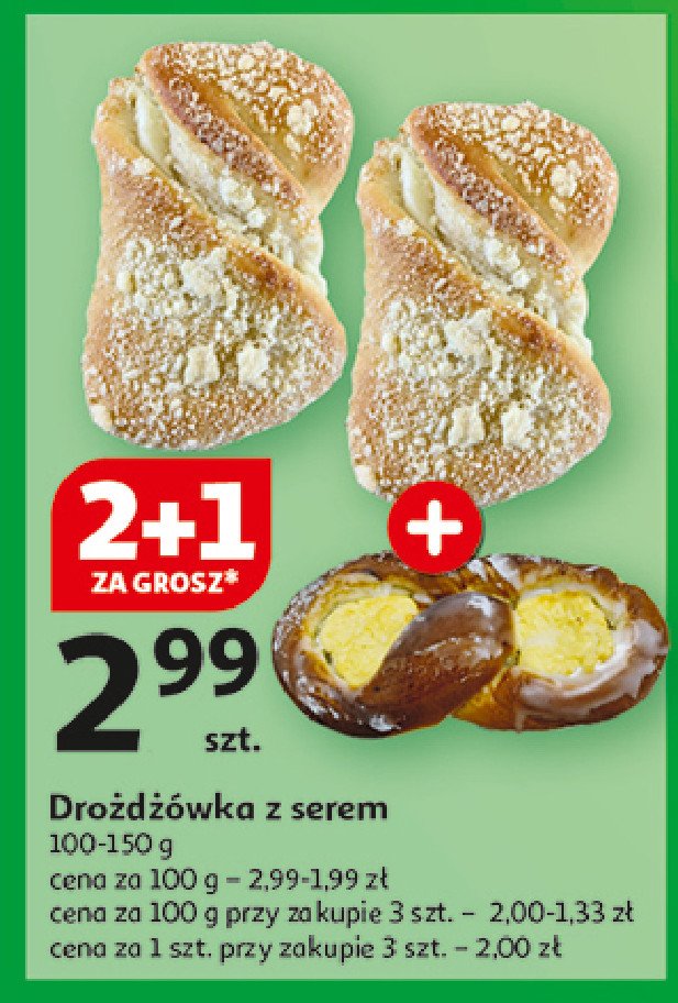 Drożdżówka z serem promocja w Auchan