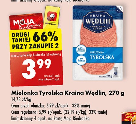 Mielonka tyrolska Kraina wędlin promocja