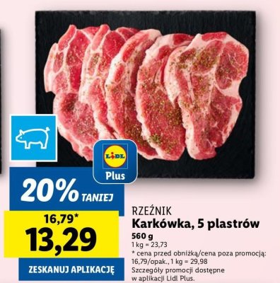 Kark贸wka wieprzowa bez ko艣ci w plastrach Rze藕nik codzienna dostawa promocja