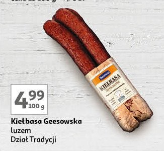 Kiełbasa geesowska TARCZYŃSKI GEESES promocja w Auchan