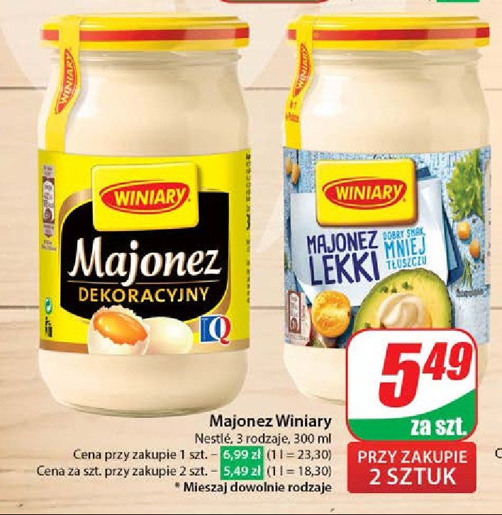 Majonez lekki Winiary promocja