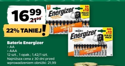 Baterie aa promocja w Netto