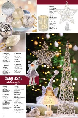 Czubek w kształcie gwiazdy dekoracja świąteczna wys. 27 cm 15 LED różne kolory timer promocja w Makro