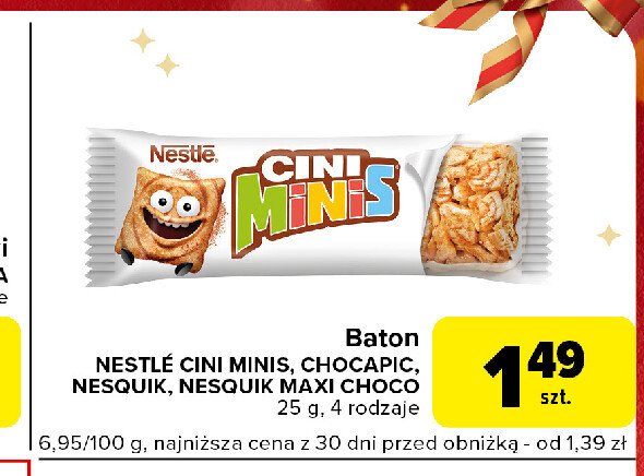 Baton Nesquik maxi choco promocja w Globi