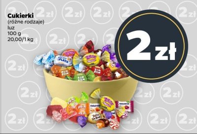 Cukierki różne rodzaje Netto promocja