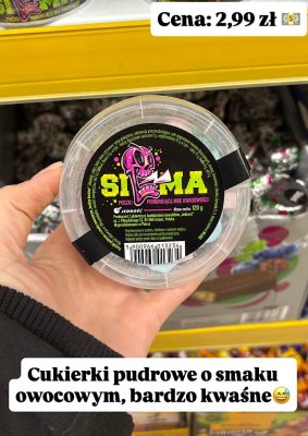 Cukierki pudrowe o smaku owocowym promocja w Dino