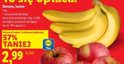 Banany, luzem Lidl promocja w Lidl