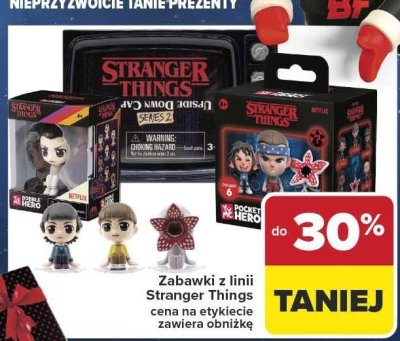 Zabawki z linii Stranger Things promocja w Carrefour